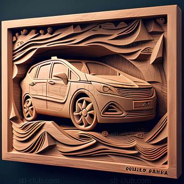 3D модель Opel Zafira (STL)